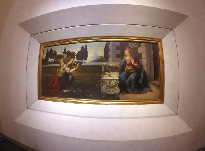 Annunciation, from Leonardo da Vinci